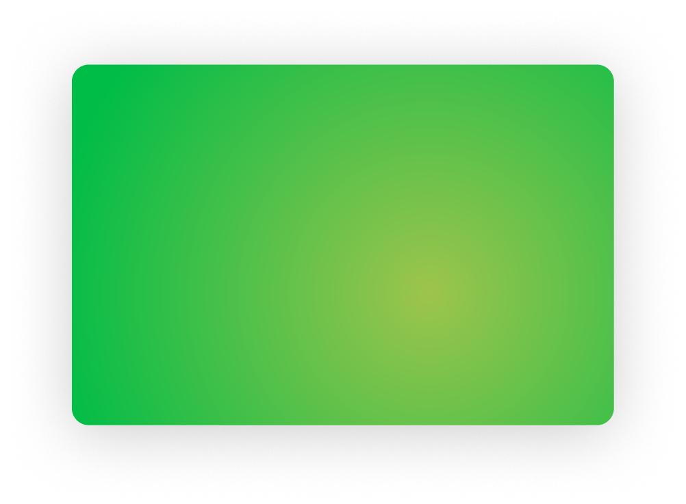 Background verde para o cartão de serviços do cidadão