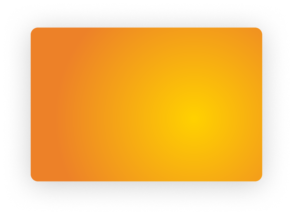 Background laranja para o cartão de serviços da empresa