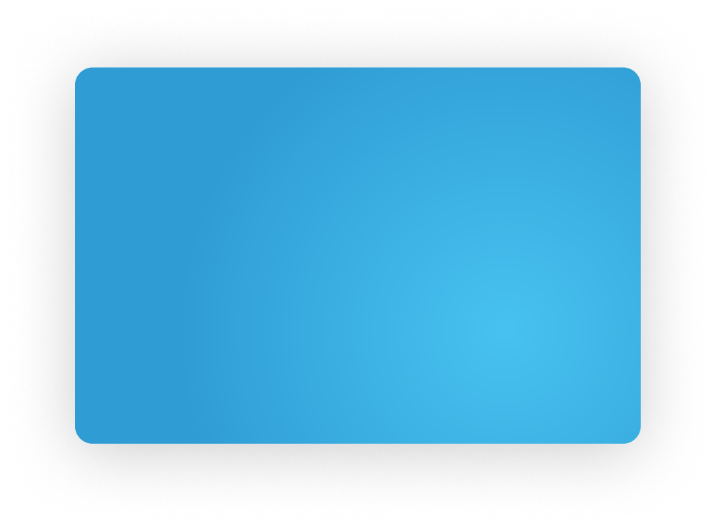 Background azul para o cartão de serviços do servidor